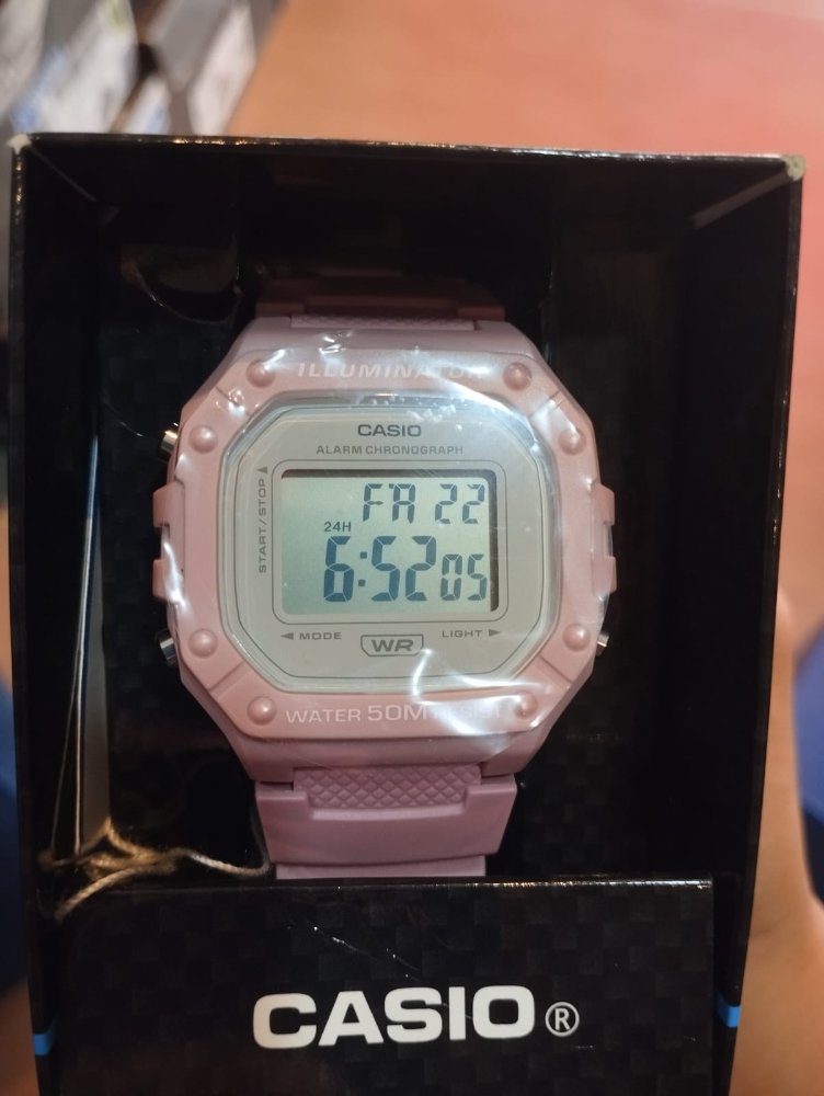 RELOJ CASIO ILLUMINATOR ROSADO