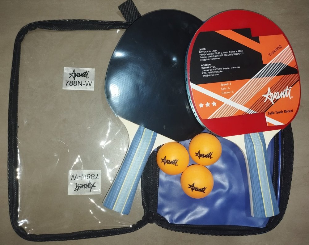 RAQUETA PING PONG X 2