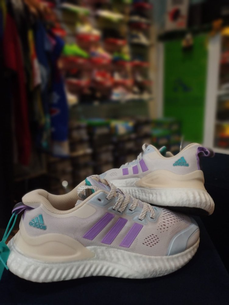 ADIDAS BLANCAS MORADAS 37