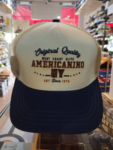 GORRA TRUCKER BORDADO AZUL