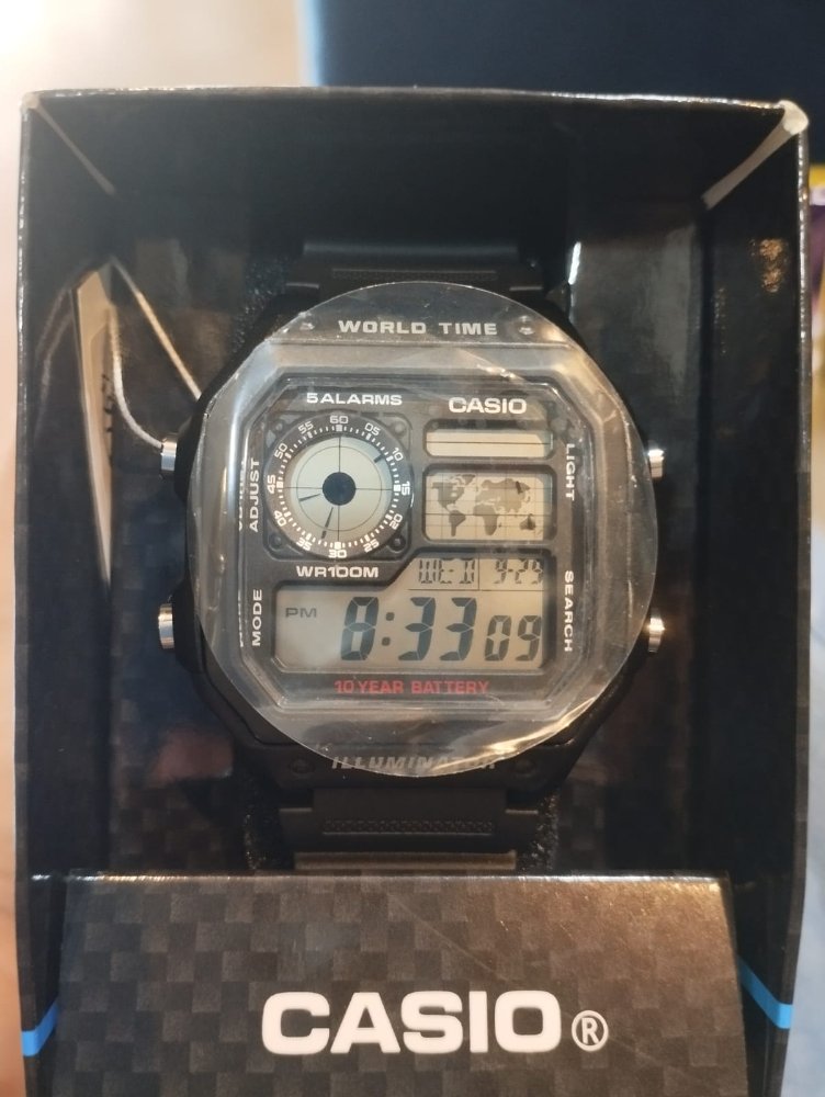 RELOJ CASIO NEGRO