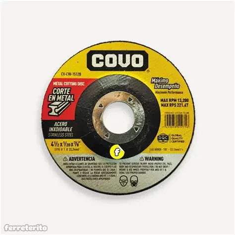 DISCO C/ METAL 4 1/2 CONCOVO COVO 3-638