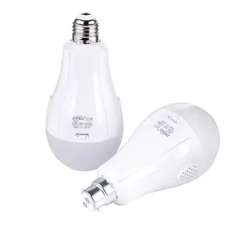BOMBILLO RECARGABLE LED 25 W 3 BATERIAS 0058 FLASH