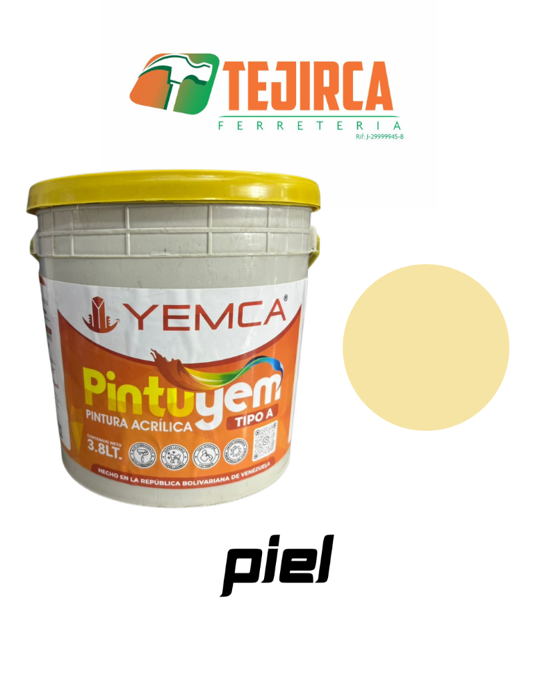 PINTURA TIPO A PIEL GALON YEMCA