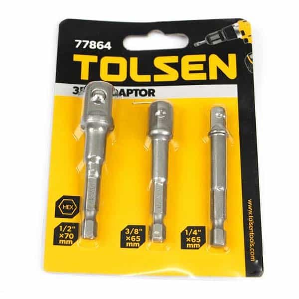 ADAPTADORES P/COPAS LIBERACION RAPIDA 3 PZAS 77864 TOLSEN