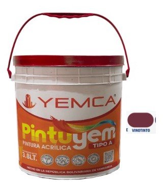 PINTURA TIPO A VINOTINTO GALON YEMCA