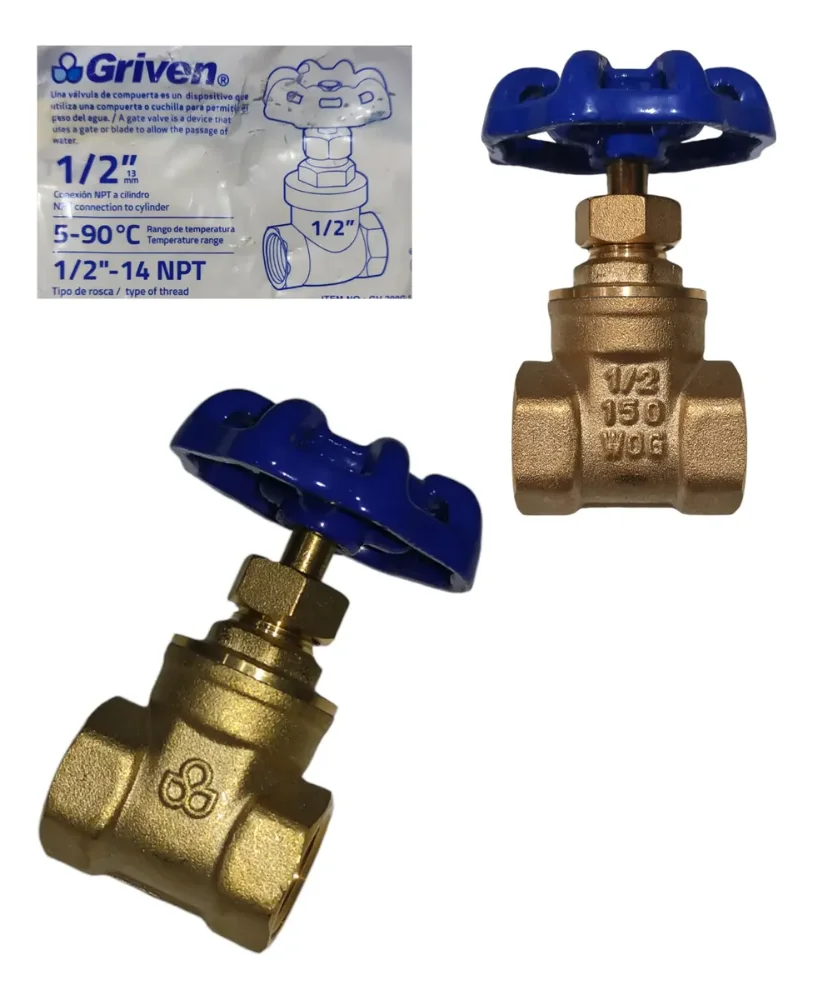 LLAVE D/PASO COMPUERTA 1/2 GRIVEN 9-141