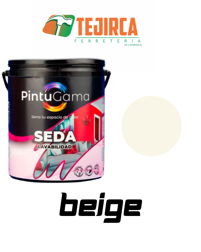 PINTURA BRILLO DE SEDA BEIGE GALON PINTUGAMA