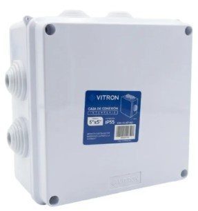 CAJA DE PASO 15X15 PLASTICA VITRON