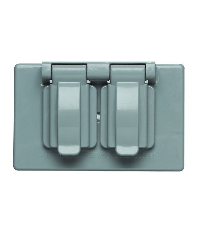 TAPA DOBLE PROTECTOR P/ TOMA DOBLE LUMISTAR