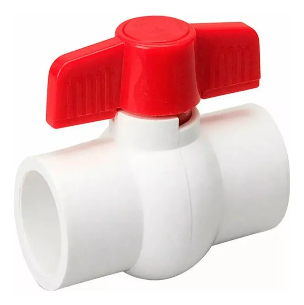 LLAVE D/PASO BOLA LISA 3/4 PVC GRI-2270