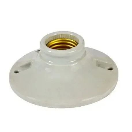 SOCATE PORTALAMPARA PLAST/PORCELA 4 1/2" EXXEL