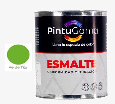 PINTURA ESMALTE VERDE TILO GALON PINTUGAMA