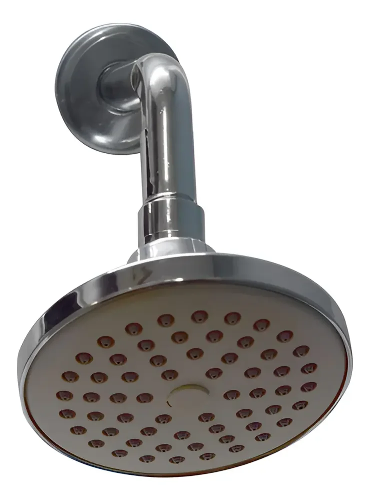 REGADERA CROMADA 3.5" C/BRAZO HT1208 UDUKE