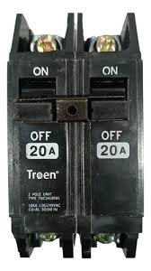 BREAKER D/SOBREPONER 2 X 20 TROEN 6-234