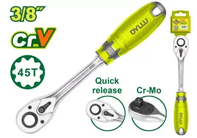 RACHET 3/8" M/ ERGONOMICO DTRW1238 DYLLU