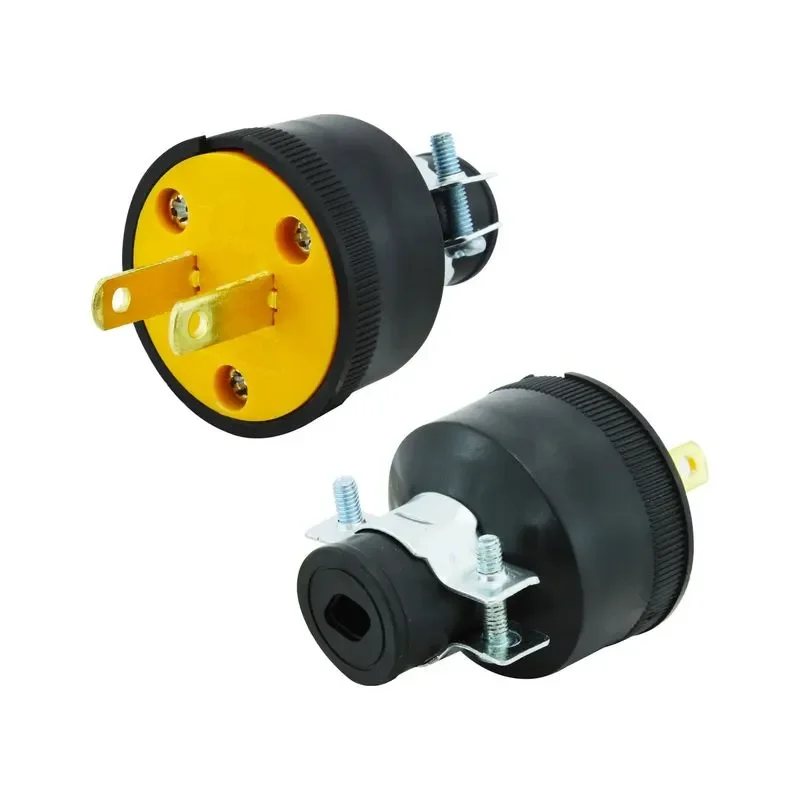 ENCHUFE NEGRO 15 AMP VITRON