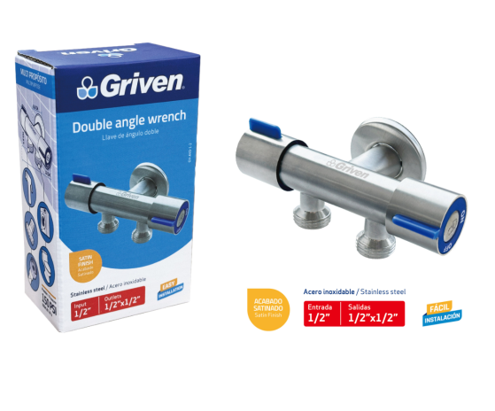 LLAVE D/ARRESTO DOBLE 1/2 GRIVEN 9-305