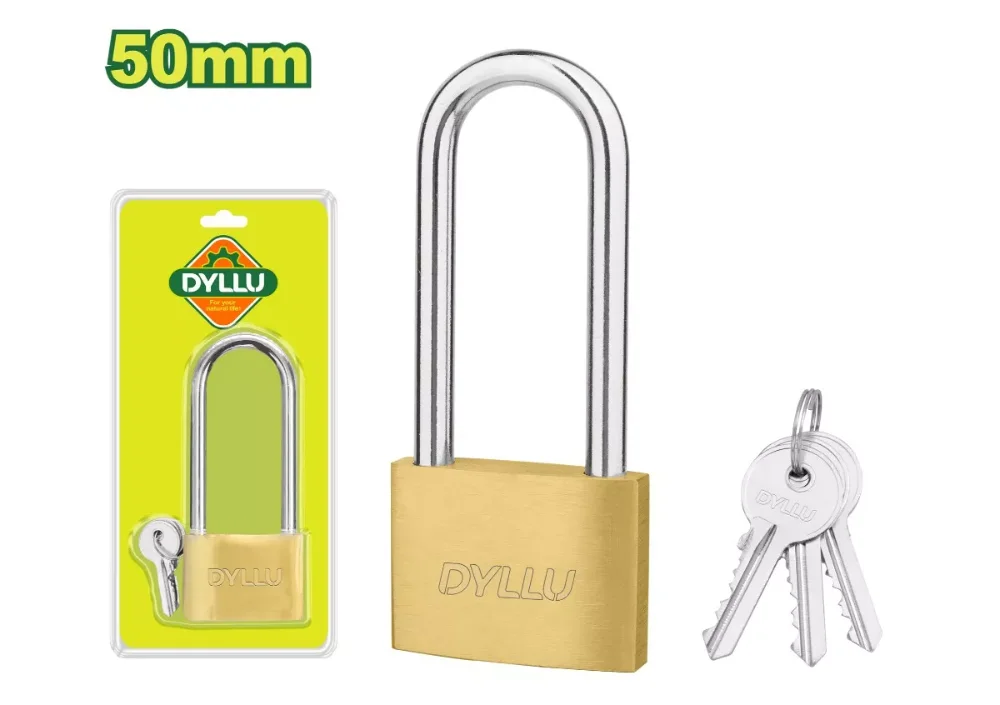 CANDADO DE BRONCE 50 MM ARCO LARGO DTPD2450 DYLLU