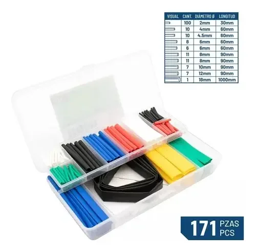 KIT DE FUNDAS TERMOENCOGIBLE 171 UNID TROEN 6-779