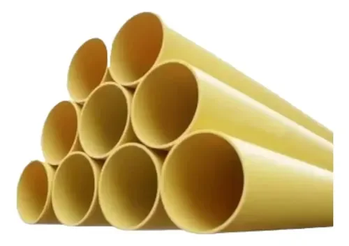 TUBO PVC AMARILLO 2" 1.8MM ECONOMICO