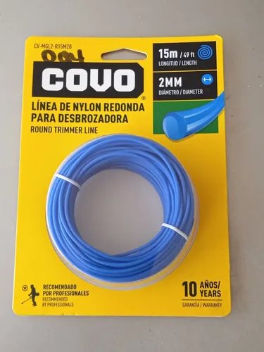 NYLON DESMAL REDONDO 2.0MM x 15MTS COVO 4-890