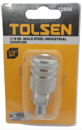 ACOPLE RAPIDO P/COMPRESOR MACHO 72606 TOLSEN