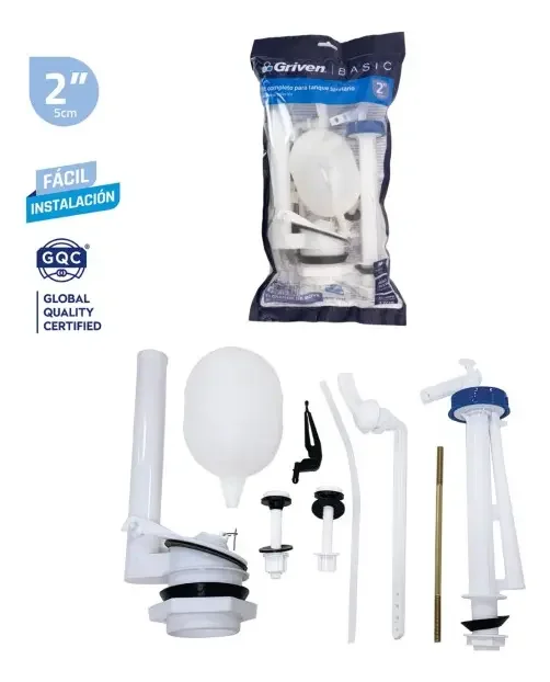 HERRAJE WC 2" STANDAR GRIVEN 8-673