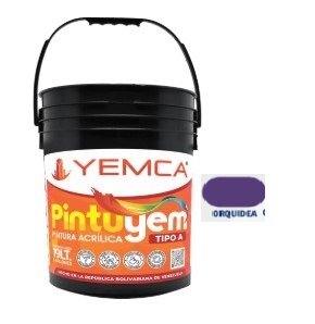 PINTURA TIPO A ORQUIDEA CUÑETE YEMCA