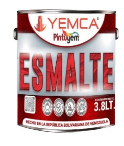 PINTURA ESMALTE BLANCO MATE GALON YEMCA