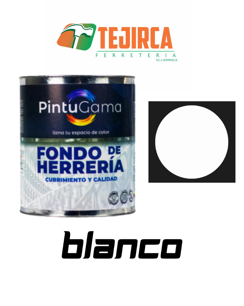 FONDO DE HERRERIA BLANCO 1/4 GAL PINTUGAMA