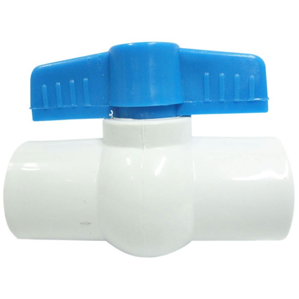 LLAVE D/PASO BOLA LISA 1" PVC