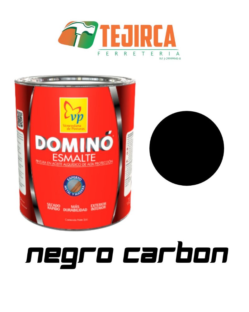 PINTURA ESMALTE  NEGRO CARBON BRILLANTE GALON  VP