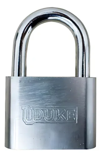 CANDADO PLANO 40 MM CROMADO BLISTER UDUKE