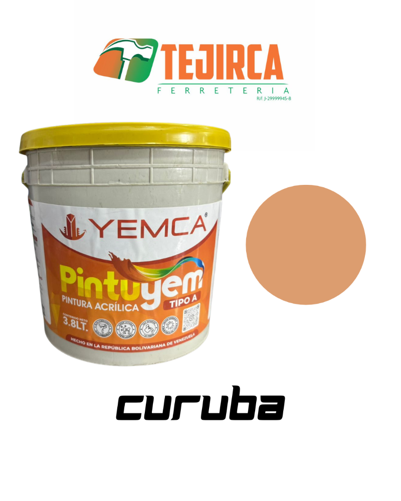 PINTURA TIPO A CURUBA CUÑETE YEMCA