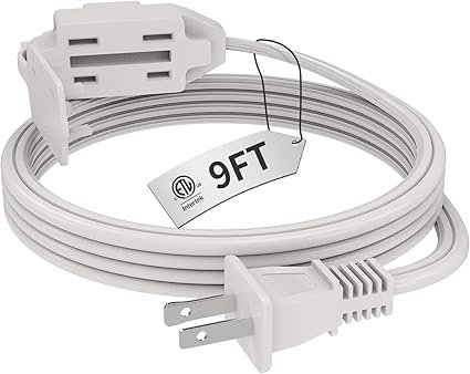 EXTENSION ELECT. DOMESTICA 2.74 M (9FT) BLANCA MEGAPRO