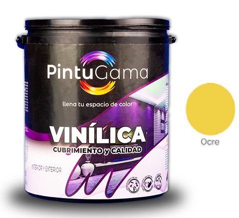 PINTURA TIPO A OCRE GALON PINTUGAMA