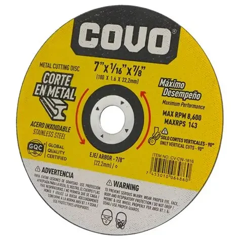 DISCO C/ METAL 7" PLANO COVO 3-562
