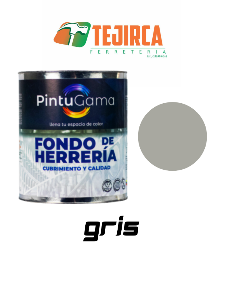 FONDO DE HERRERIA GRIS 1/4 GAL PINTUGAMA