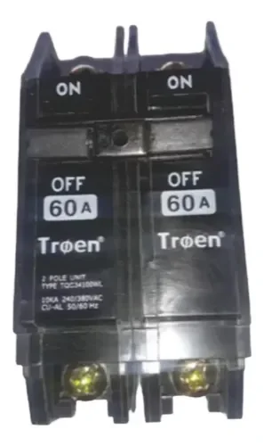 BREAKER D/SOBREPONER 2 X 60 TROEN 6-238