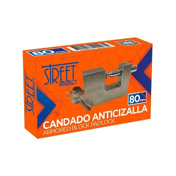 CANDADO ANTICIZALLA 80 MM STREET MARKET