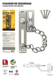 PASADOR DE SEGURIDAD C/CADENA 5" COVO 7-913