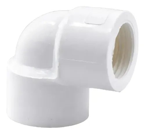 CODO PVC ROSCADO 1/2 BLANCO