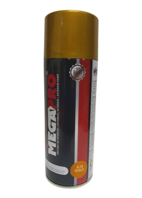 SPRAY DORADO BRILLANTE 400 ML MEGAPRO