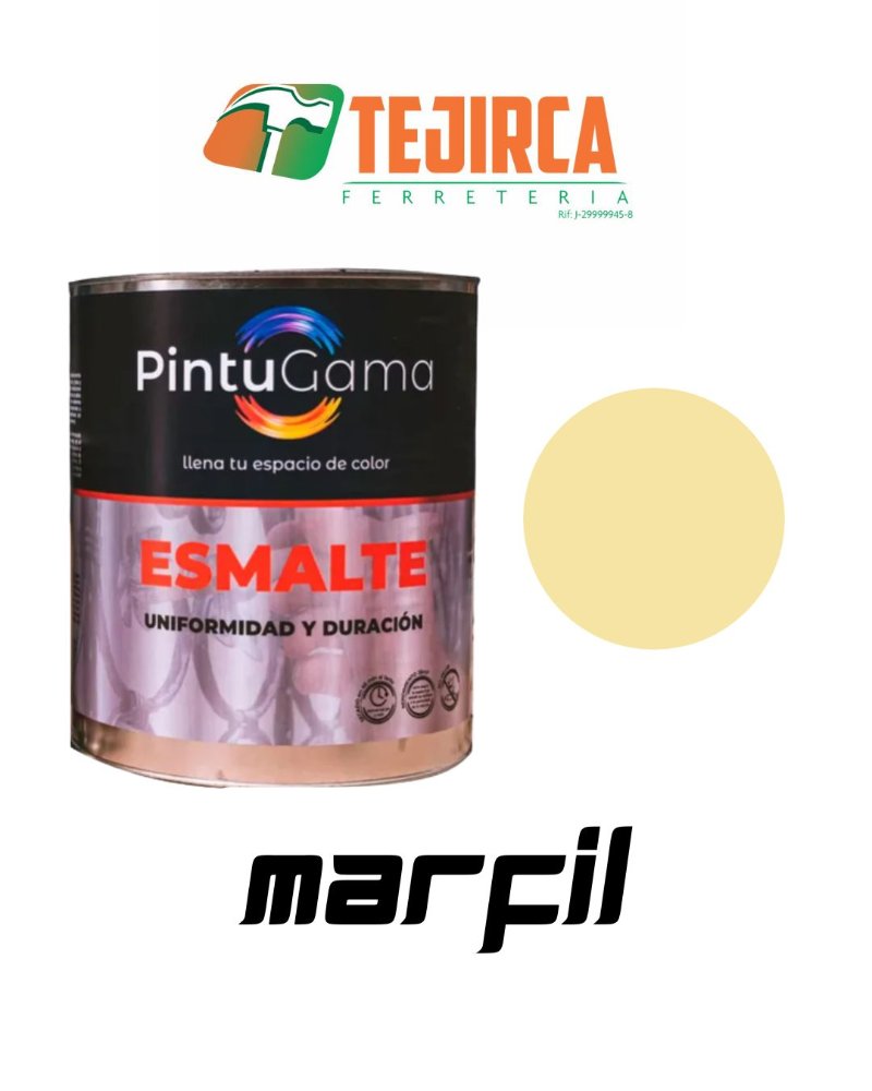 PINTURA ESMALTE MARFIL GALON PINTUGAMA