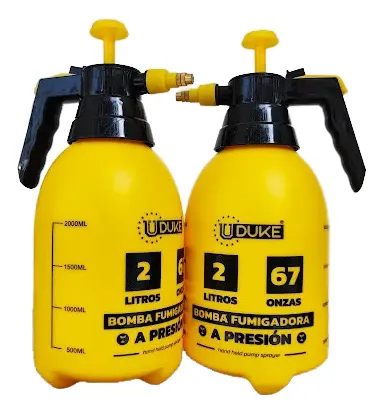 BOMBA FUMIGADORA JARDINERA AMARILLA 2 LTS UDUKE HT90325