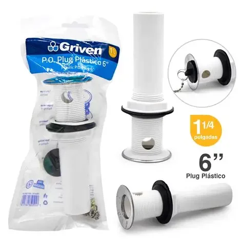 DESAGUE P/LAVAM 1 1/4 PLASTICO 4-374 GRIVEN