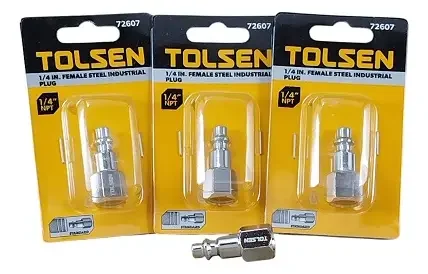 CONECTOR DE ACOPLE RAPIDO AIRE 1/4" HEMBRA 72607 TOLSEN