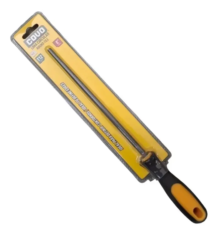 LIMA CIRCULAR 8" M/ PLASTICO COVO