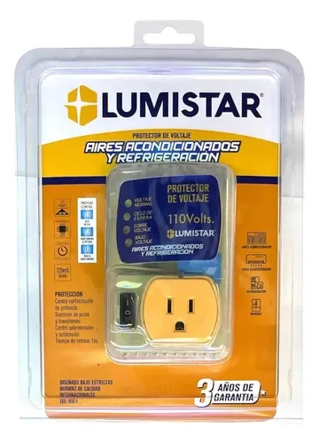 PROTECTOR P/ REFIGERACION/AA 110 V REGULABLE LUMISTAR